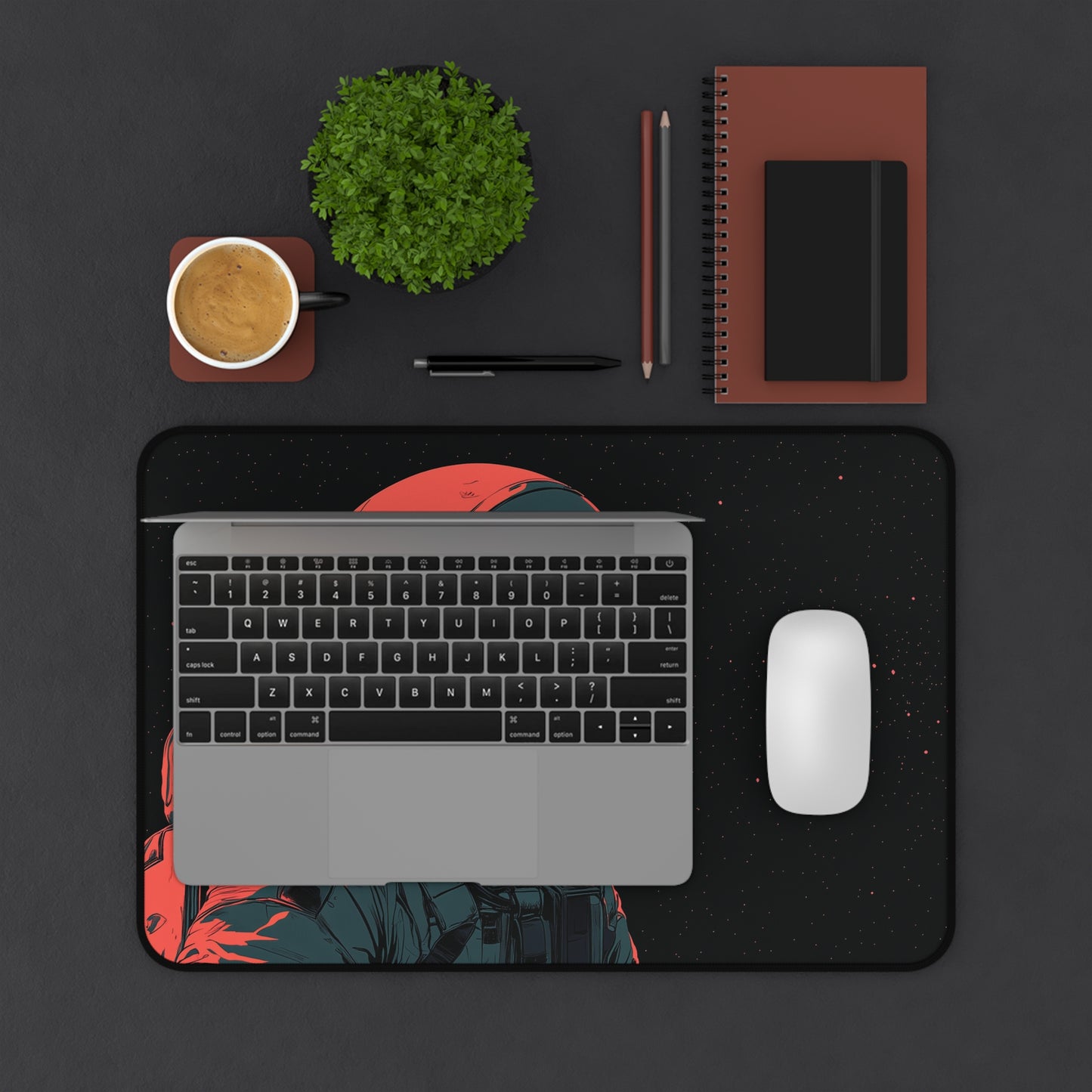 Astronaut Desk Mat: Space Mouse Pad XXL
