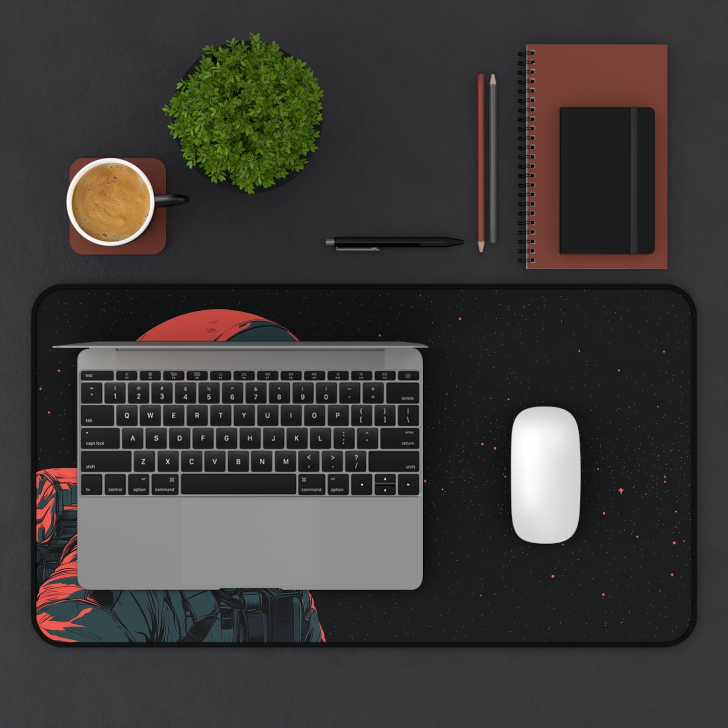 Astronaut Desk Mat: Space Mouse Pad XXL
