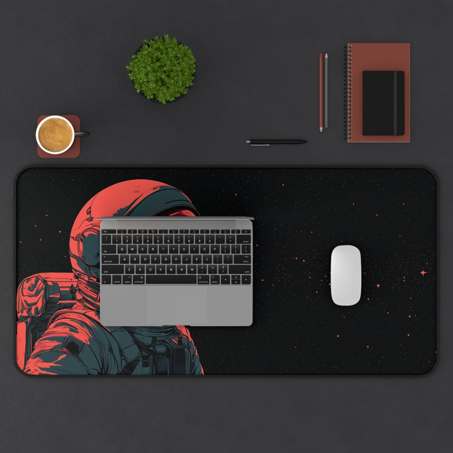 Astronaut Desk Mat: Space Mouse Pad XXL