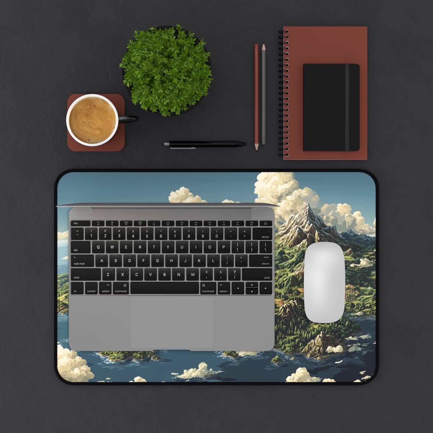 RPG Map Gaming Mouse Pad: Pixel Art Style