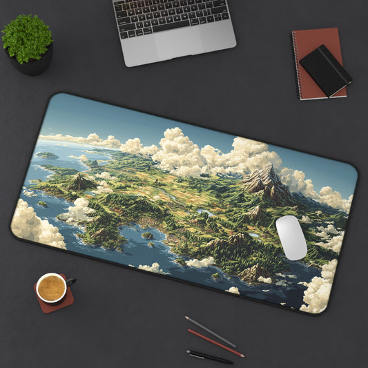 RPG Map Gaming Mouse Pad: Pixel Art Style