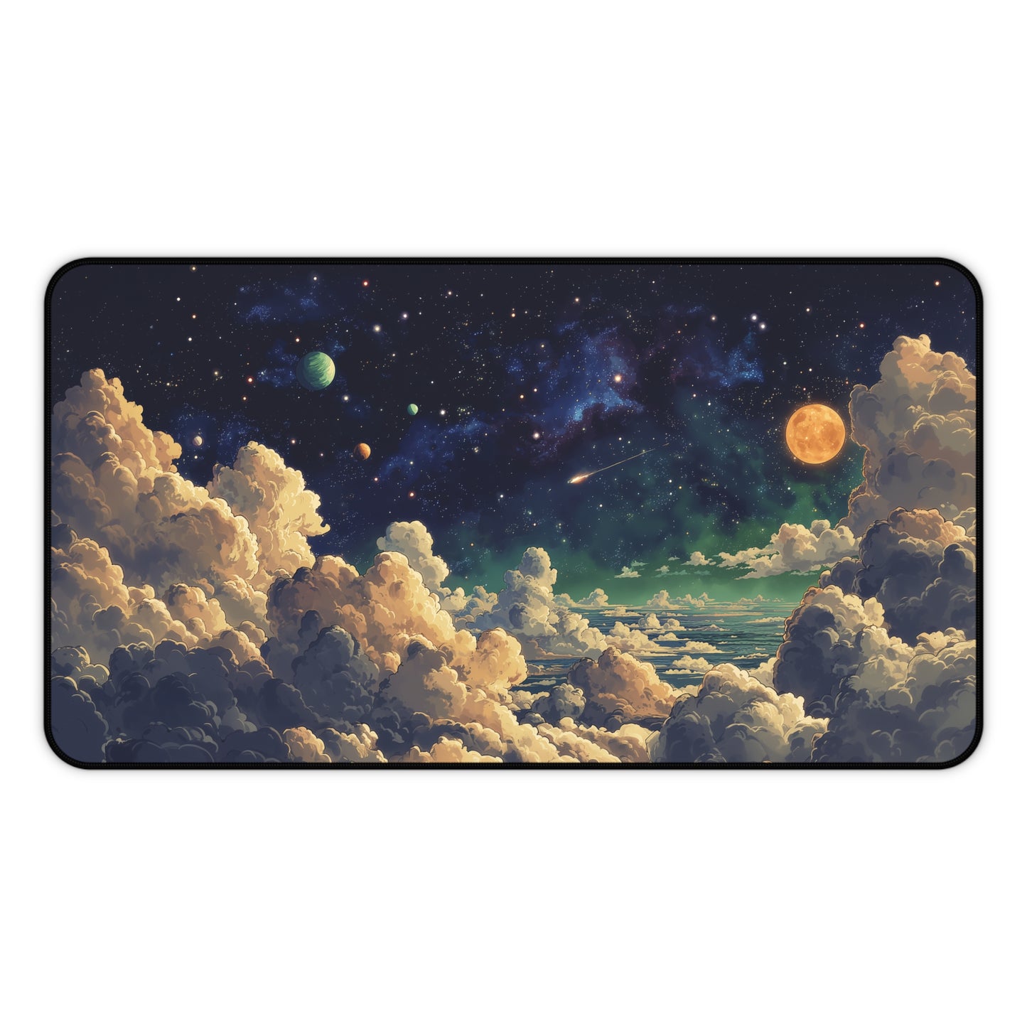 Anime Galaxy Clouds Mouse Pad XXL