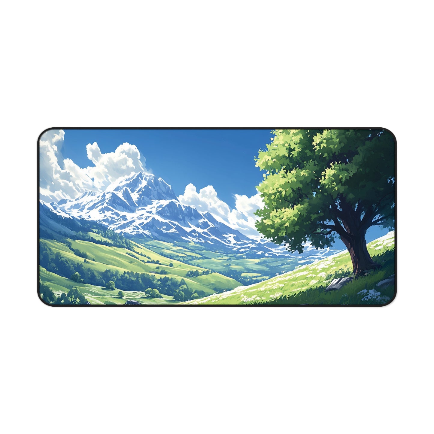 Serene Anime Landscape Desk Mat
