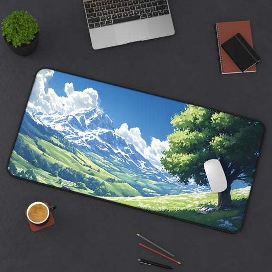 Serene Anime Landscape Desk Mat