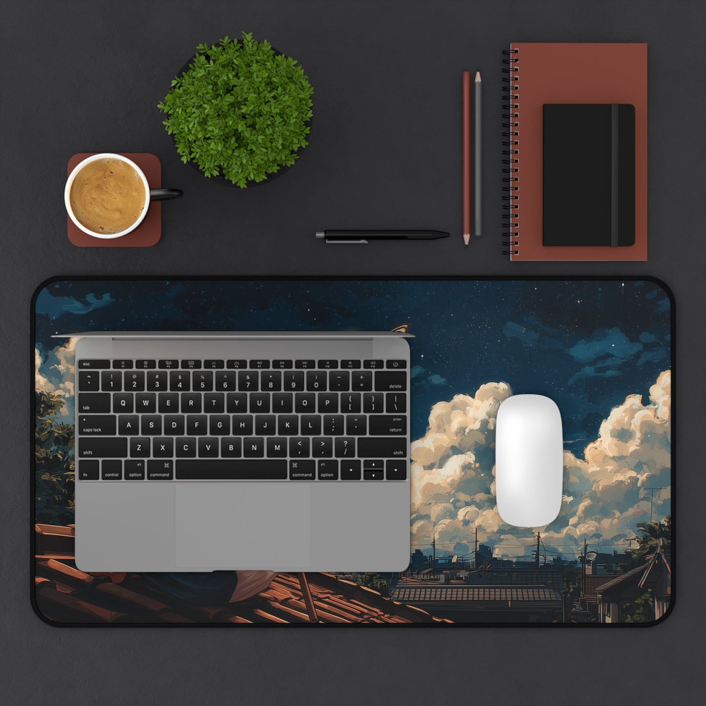 Astronomy Desk Pad: Large Anime Style Mouse Pad