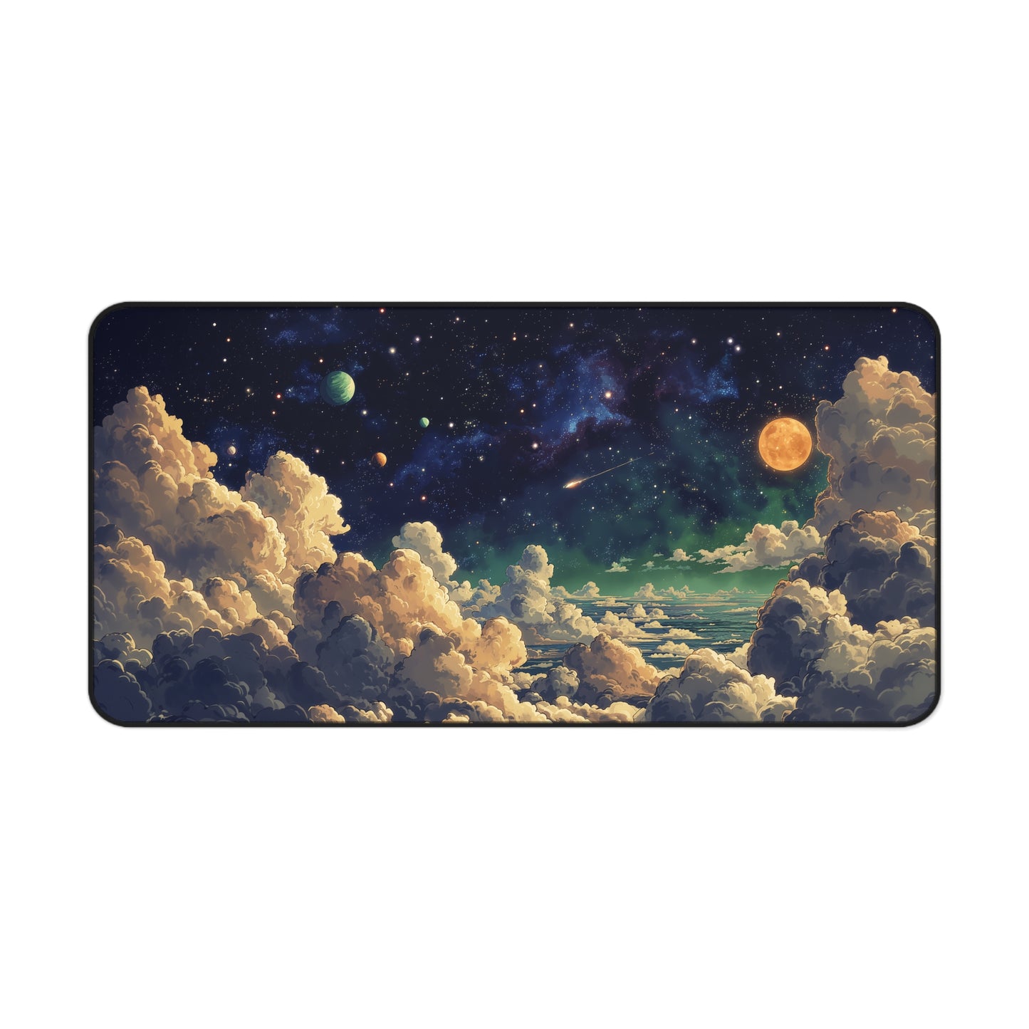 Anime Galaxy Clouds Mouse Pad XXL