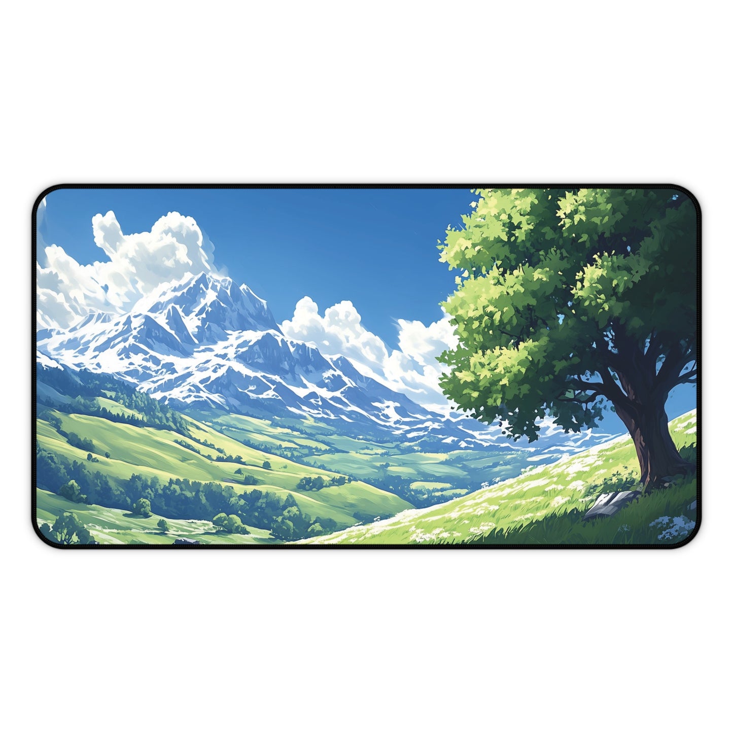 Serene Anime Landscape Desk Mat