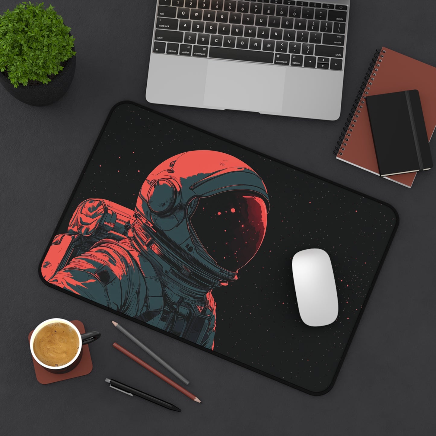 Astronaut Desk Mat: Space Mouse Pad XXL