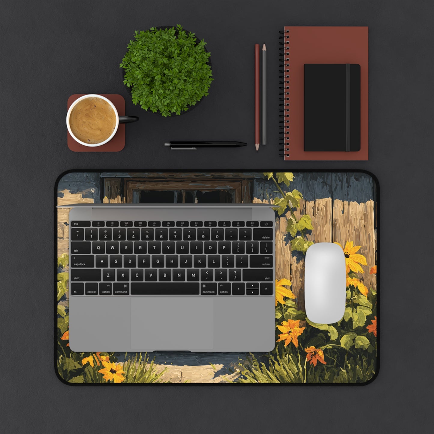 Spooky Ghost Desk Pad XL for Halloween