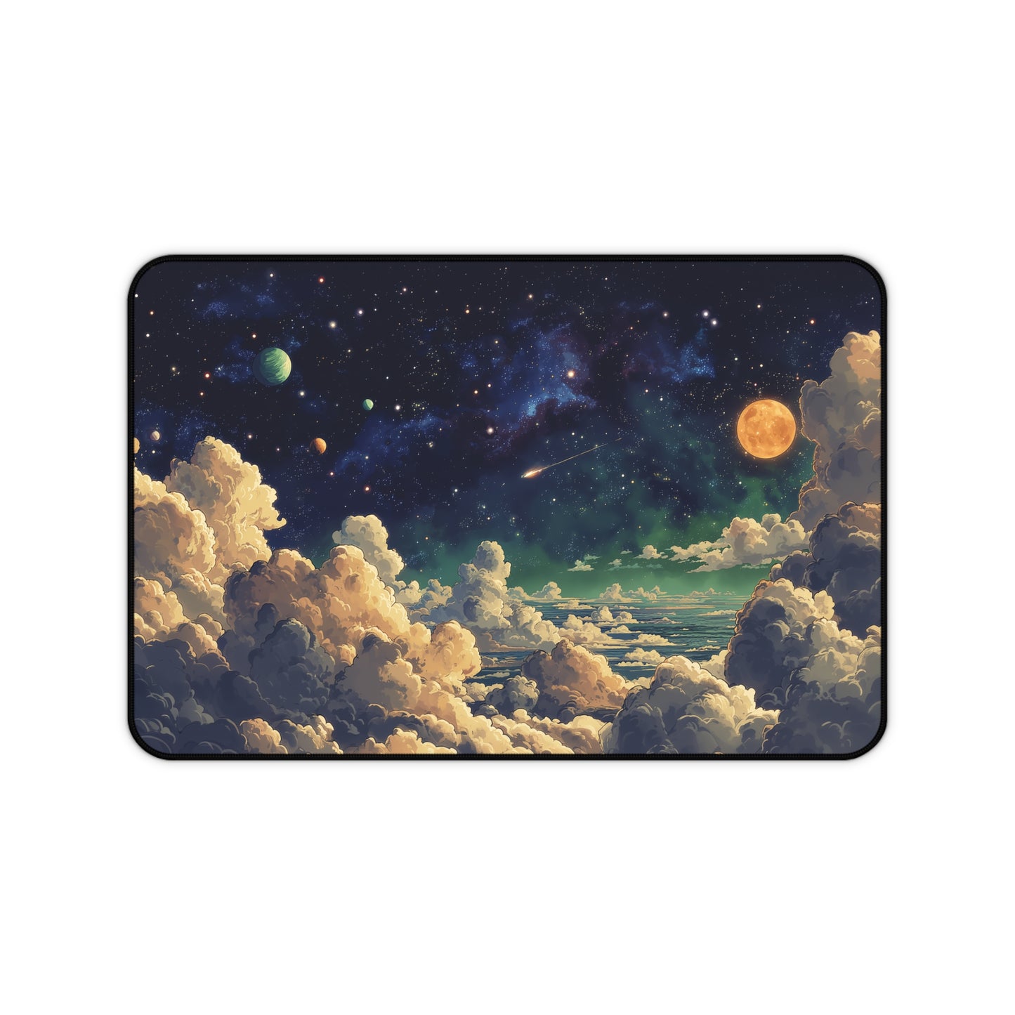 Anime Galaxy Clouds Mouse Pad XXL