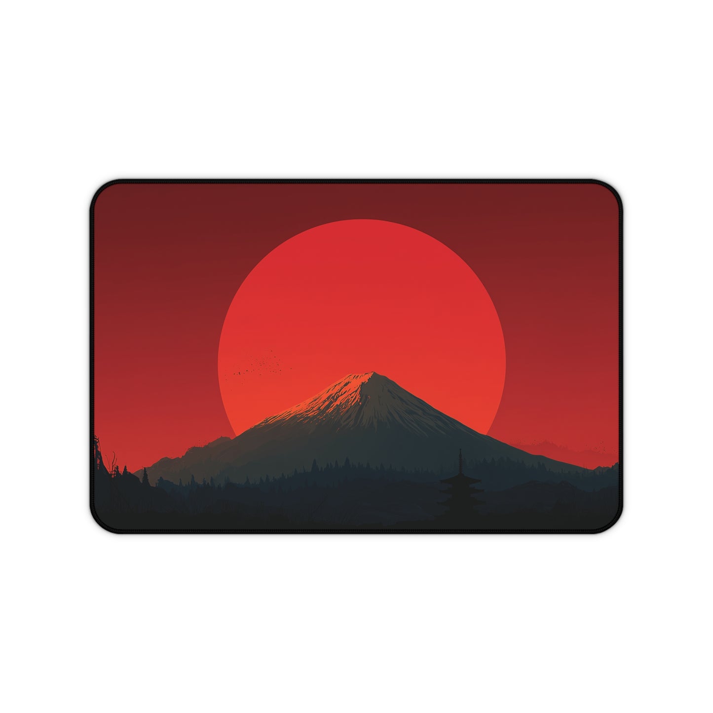 Red Sun Mt. Fuji Desk Mat: Japanese Mouse Pad XL