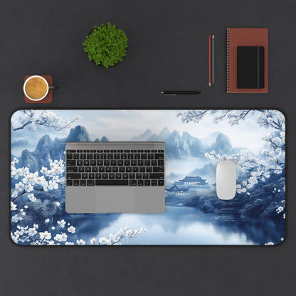 Mountain Landscape Chinoiserie Style Desk Mat