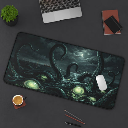 Kraken Desk Mat: Dark Ocean Tentacle Horror Design