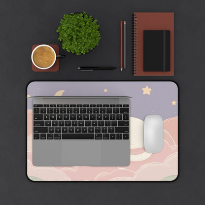 Dreamy Cat Mouse Pad, Kawaii Gaming Desk Mat XL