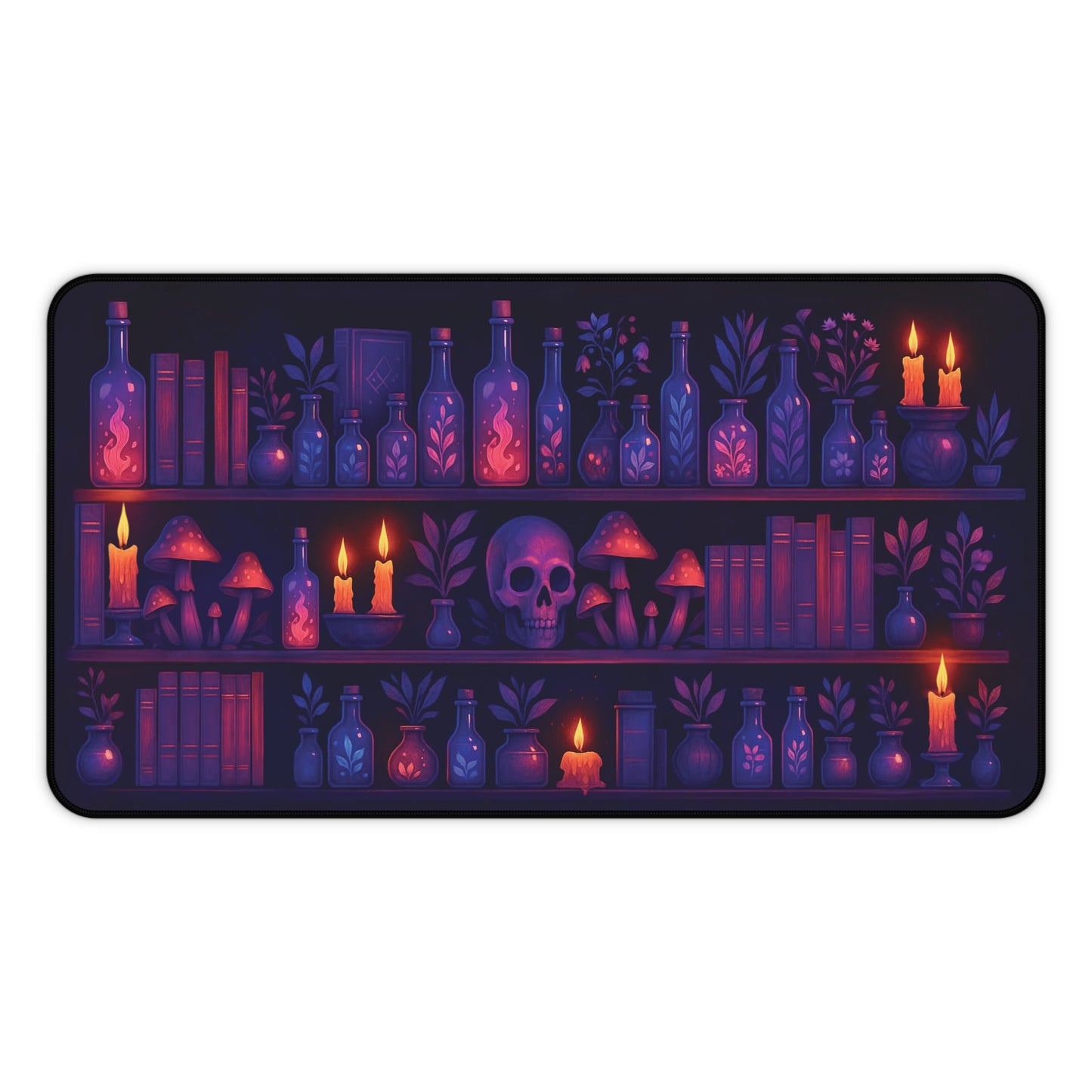 Mystic Apothecary Desk Mat: Potion Shelf Mouse Pad