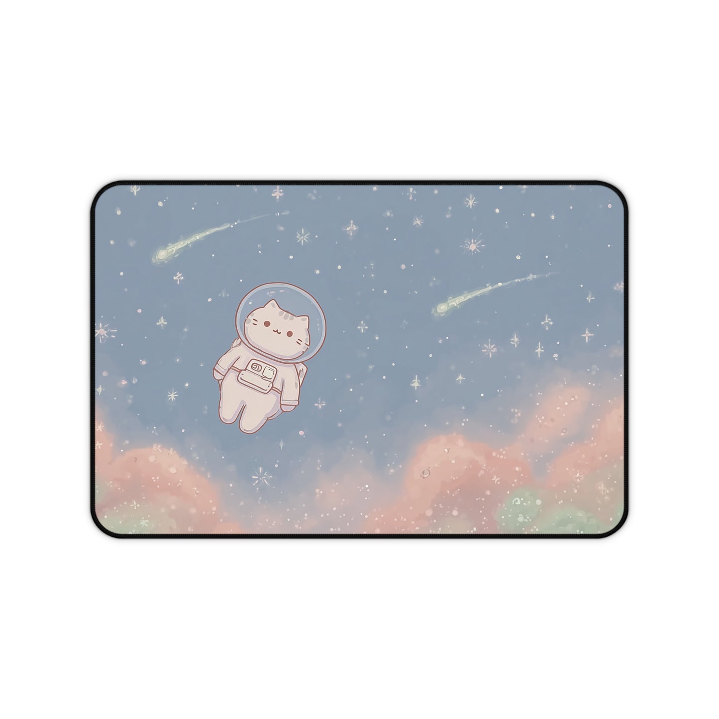 Catstronaut Keyboard Mat: Kawaii Cat Desk Mat