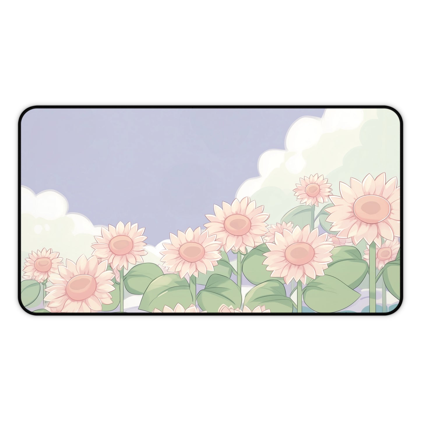 Kawaii Sunflower Pastel Gaming Desk Mat XL