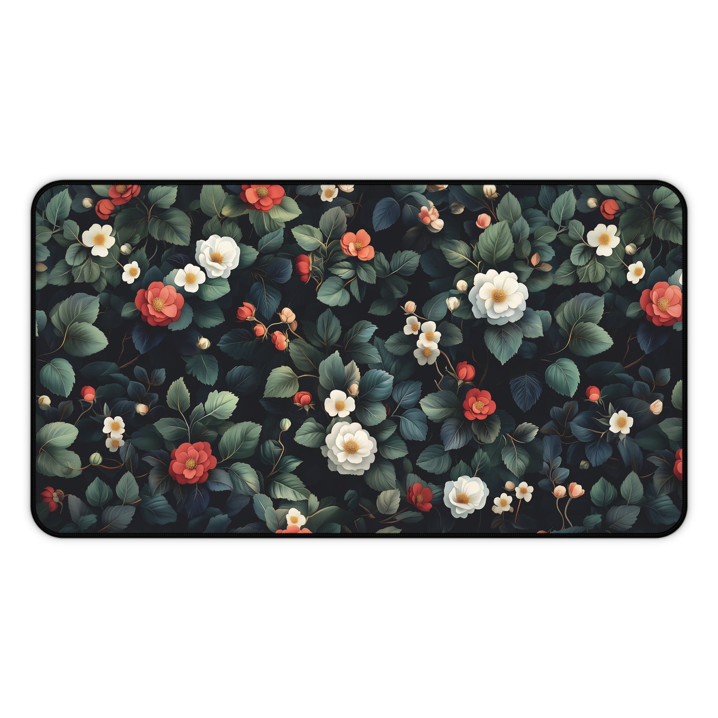 Botanical Desk Mat Floral Mouse Pad for Gaming and Office Decor
