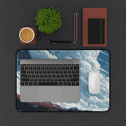Pixel Art Desk Mat: Cloudscape Mouse Pad XXL