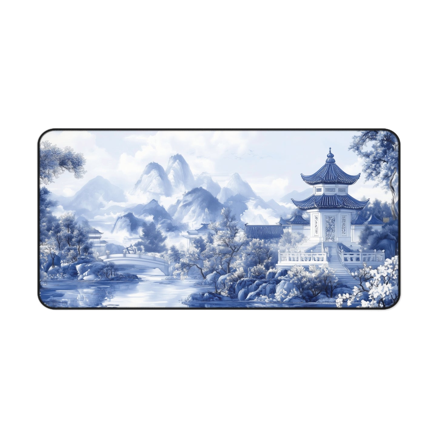 Chinoiserie Style Landscape Desk Pad
