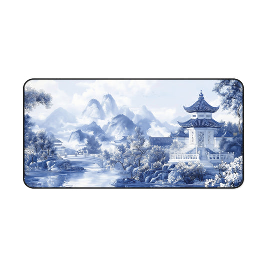 Chinoiserie Style Landscape Desk Pad