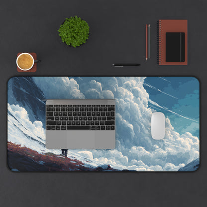 Pixel Art Desk Mat: Cloudscape Mouse Pad XXL