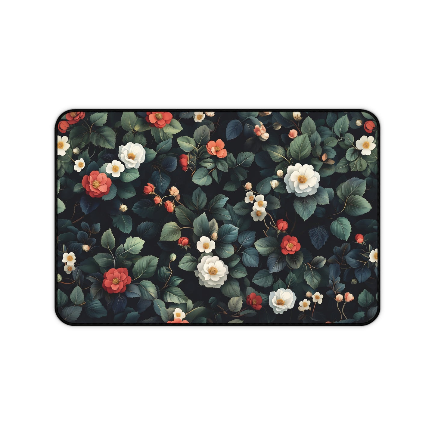 Botanical Desk Mat Floral Mouse Pad for Gaming and Office Decor