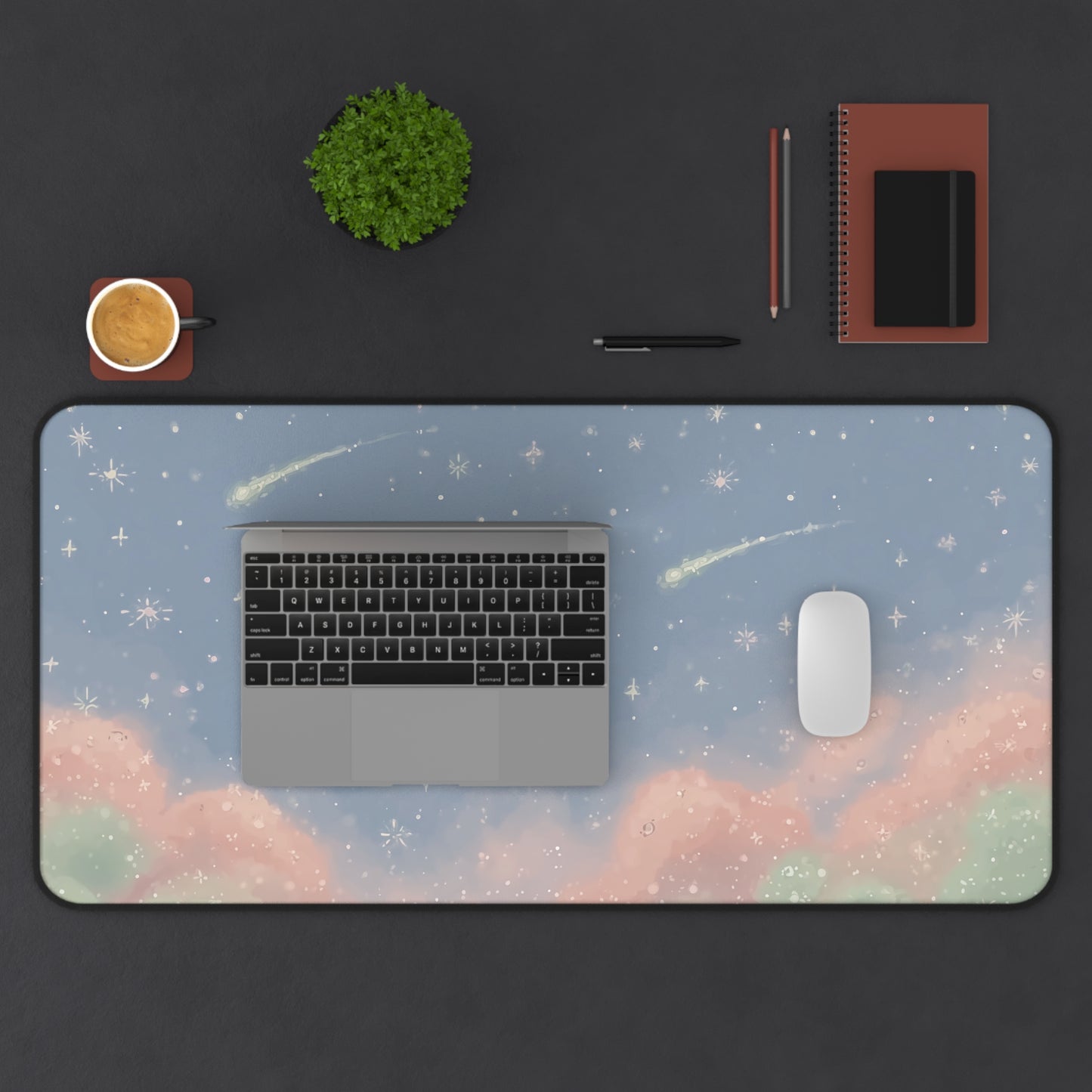 Catstronaut Keyboard Mat: Kawaii Cat Desk Mat