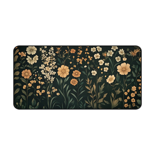 Vintage Cottagecore Floral Desk Mat