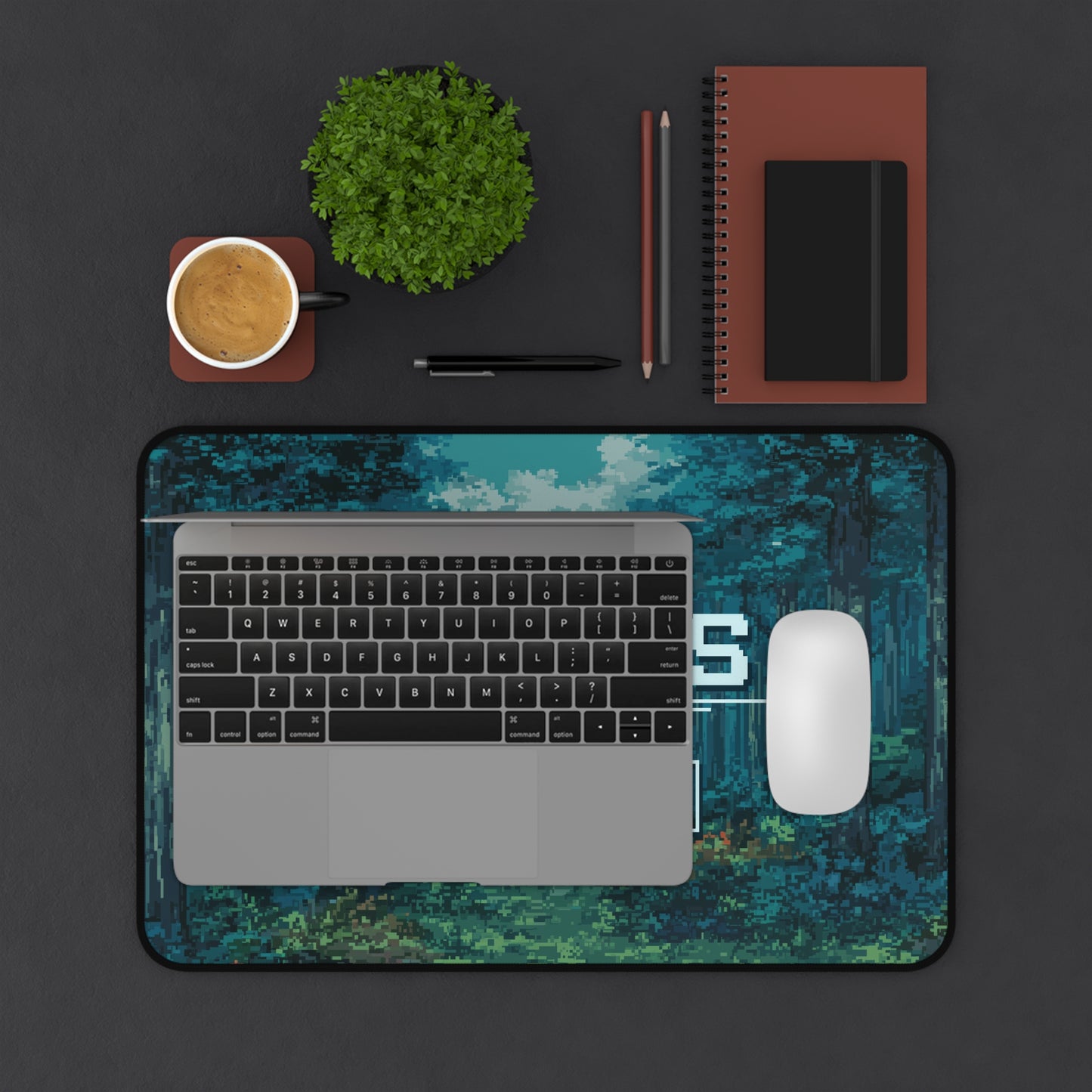 Pixel Art Desk Pad: Retro Aesthetic Gaming Mat