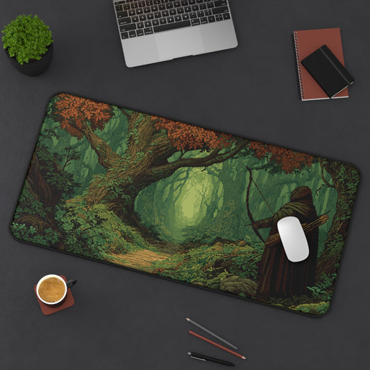 Pixel Art Desk Pad: Mystic Ranger Gaming Mat