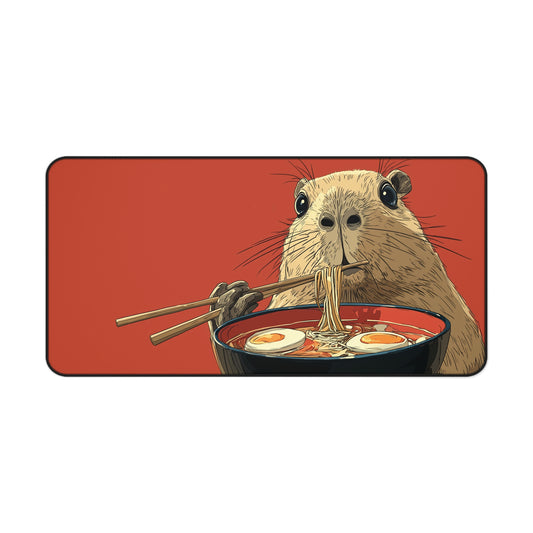 Capybara Mouse Pad XL, Funny Foodies Office Decor