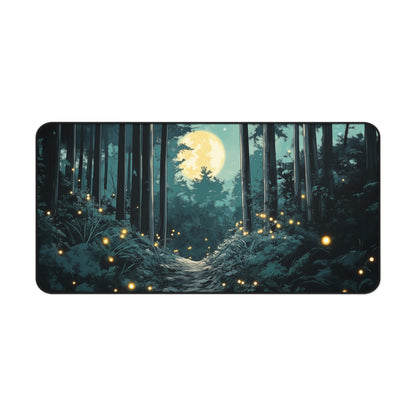 Anime Fantasy Forest Desk Mat, Large Gaming Mouse Pad