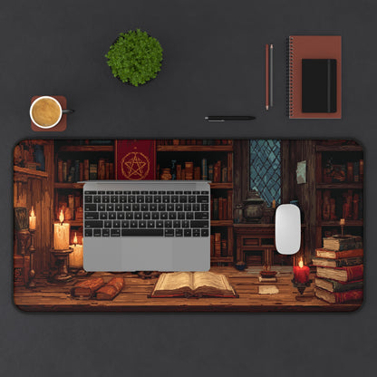 Arcane Library Pixel Art Desk Mat XXL