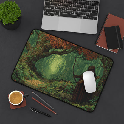 Pixel Art Desk Pad: Mystic Ranger Gaming Mat