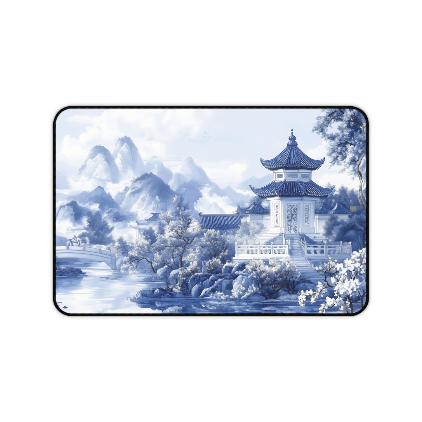 Chinoiserie Style Landscape Desk Pad