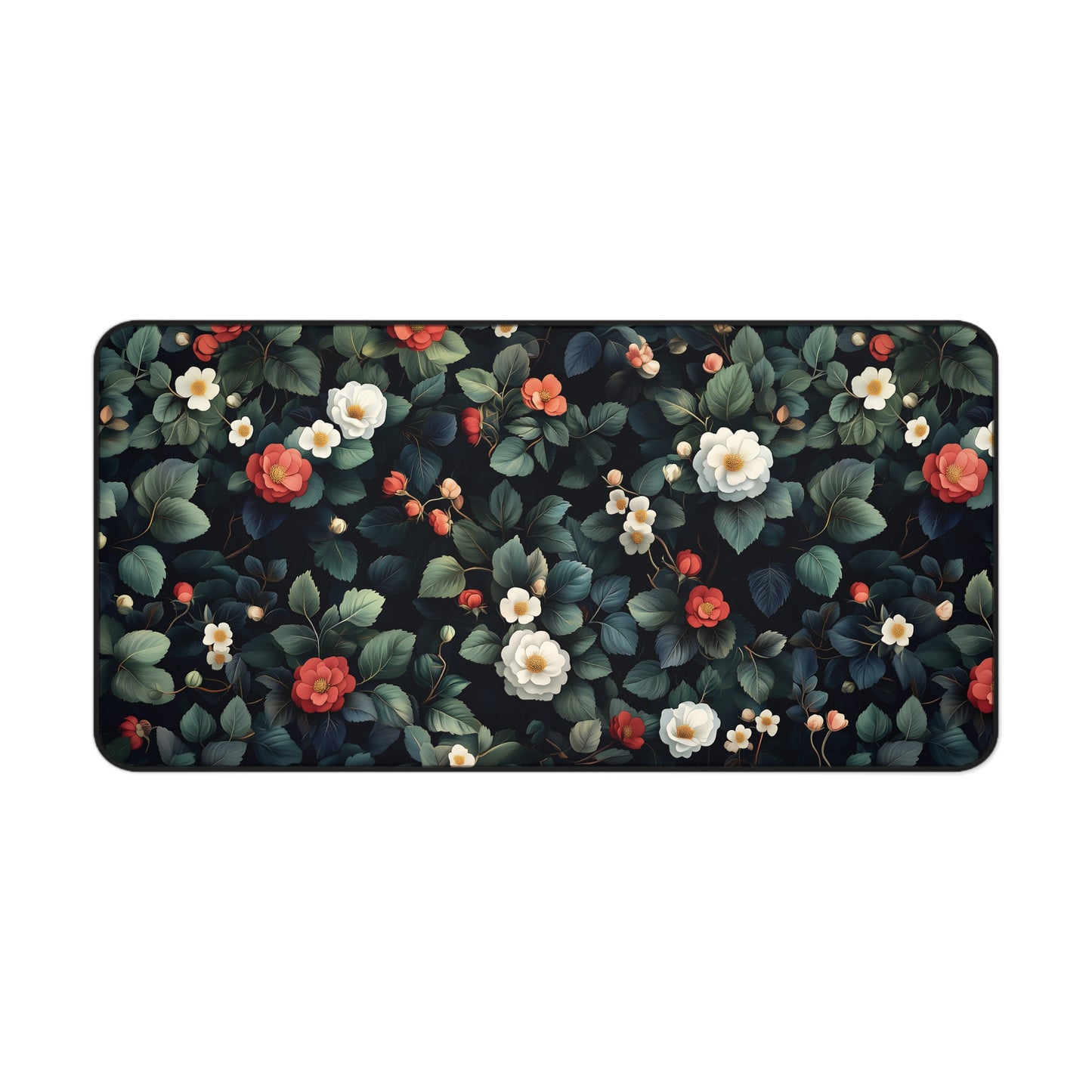 Botanical Desk Mat Floral Mouse Pad for Gaming and Office Decor