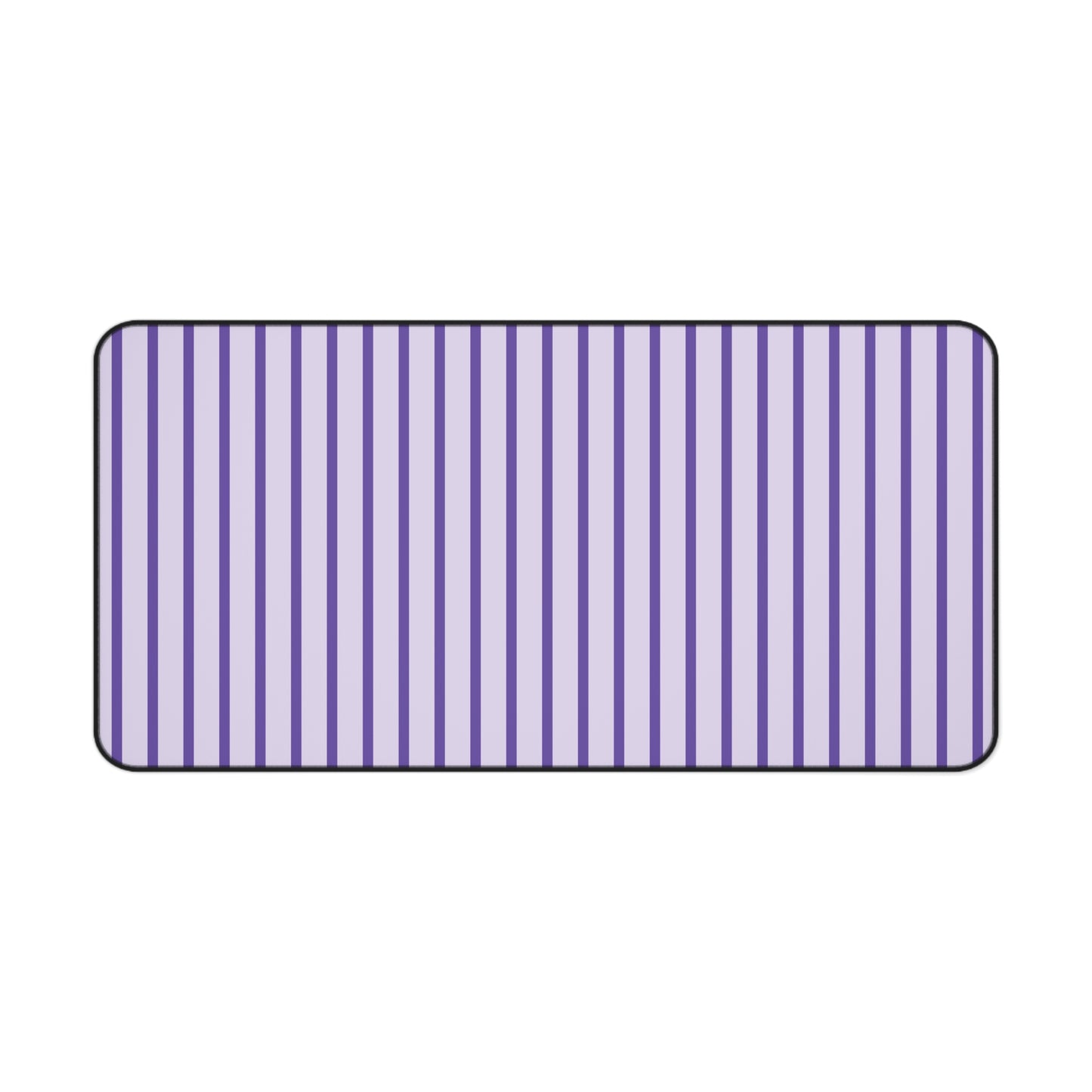 Purple Stripe Desk Mat – Lavender Mouse Pad