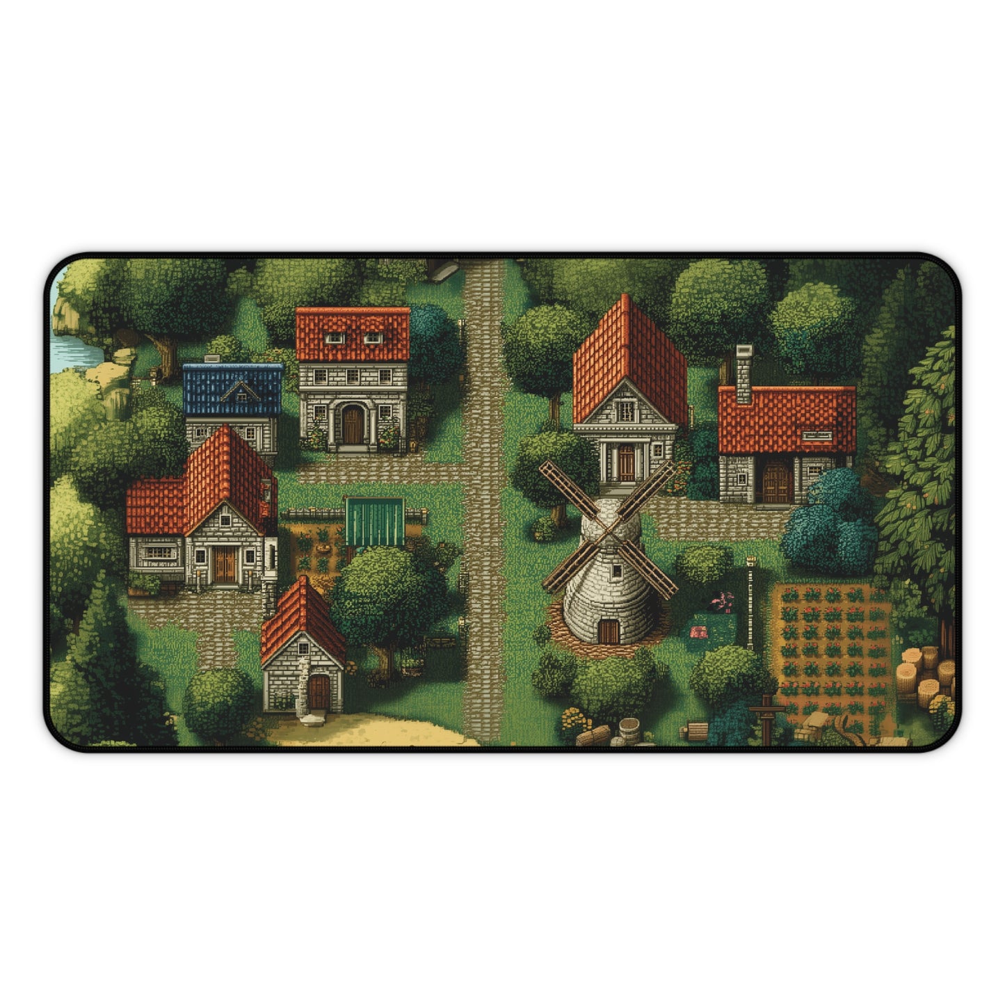 Farm Gaming Mouse Pad Pixel Art Aesthetic
