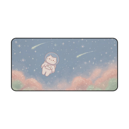 Catstronaut Keyboard Mat: Kawaii Cat Desk Mat