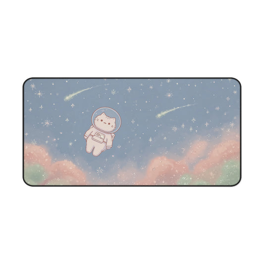 Catstronaut Keyboard Mat: Kawaii Cat Desk Mat
