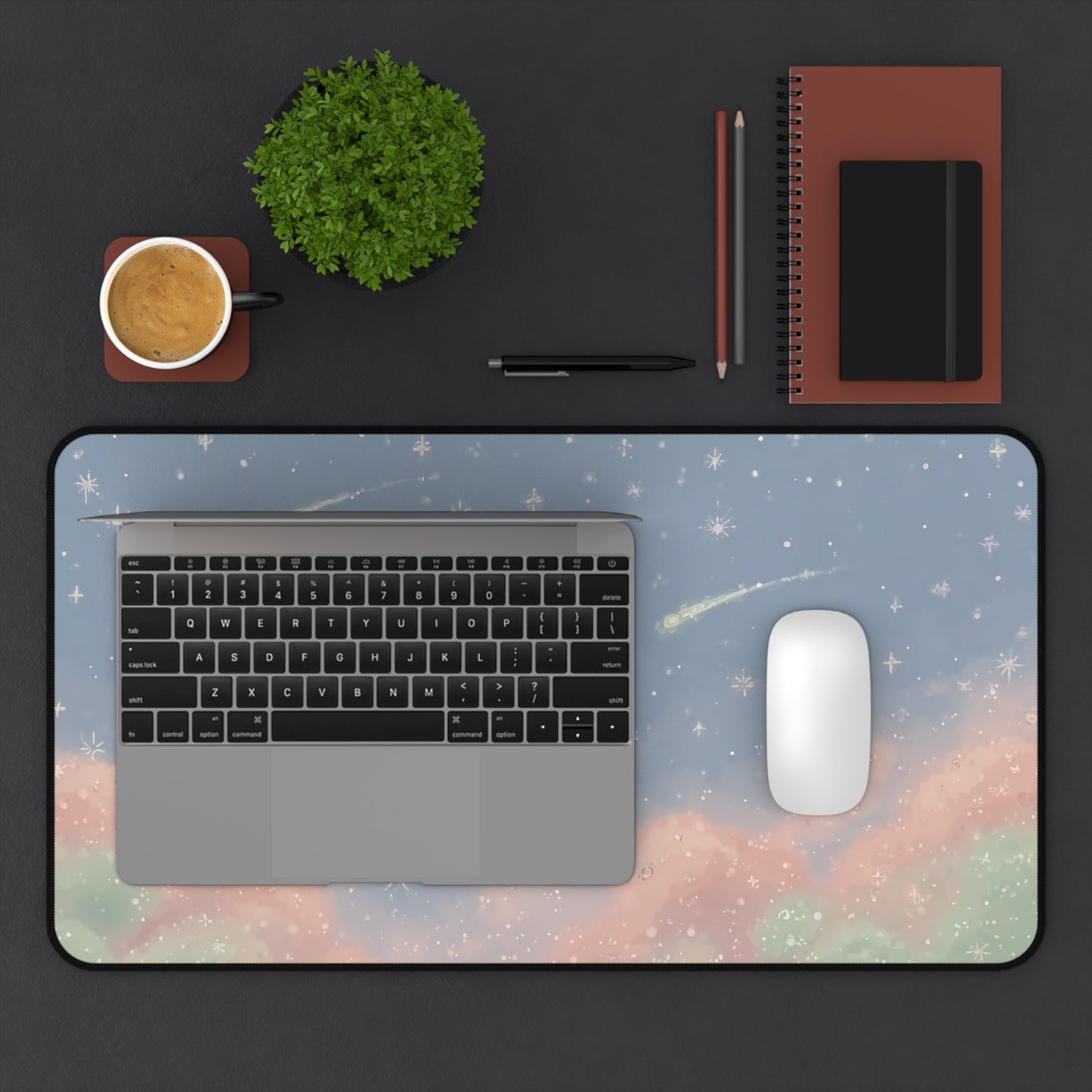 Catstronaut Keyboard Mat: Kawaii Cat Desk Mat
