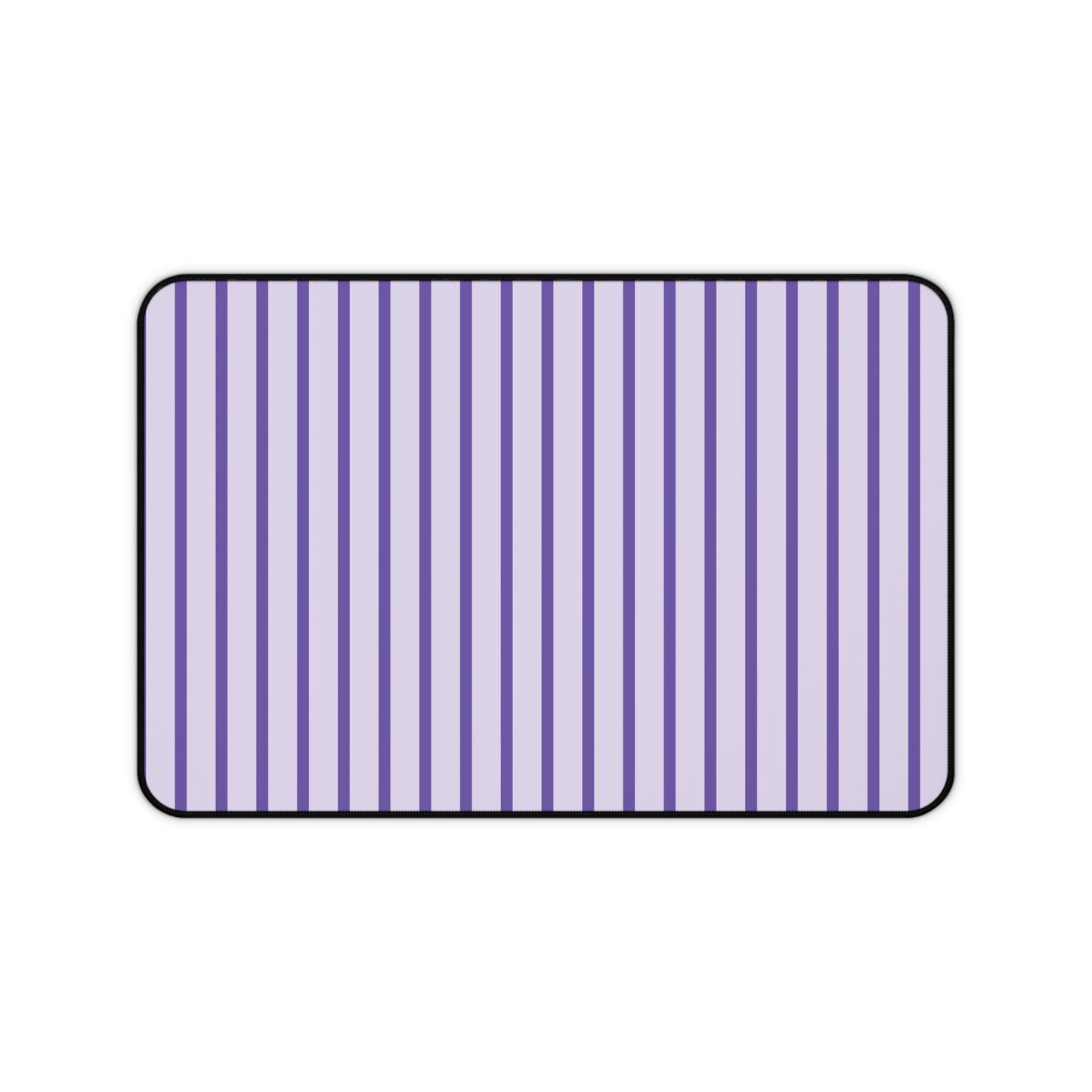 Purple Stripe Desk Mat – Lavender Mouse Pad