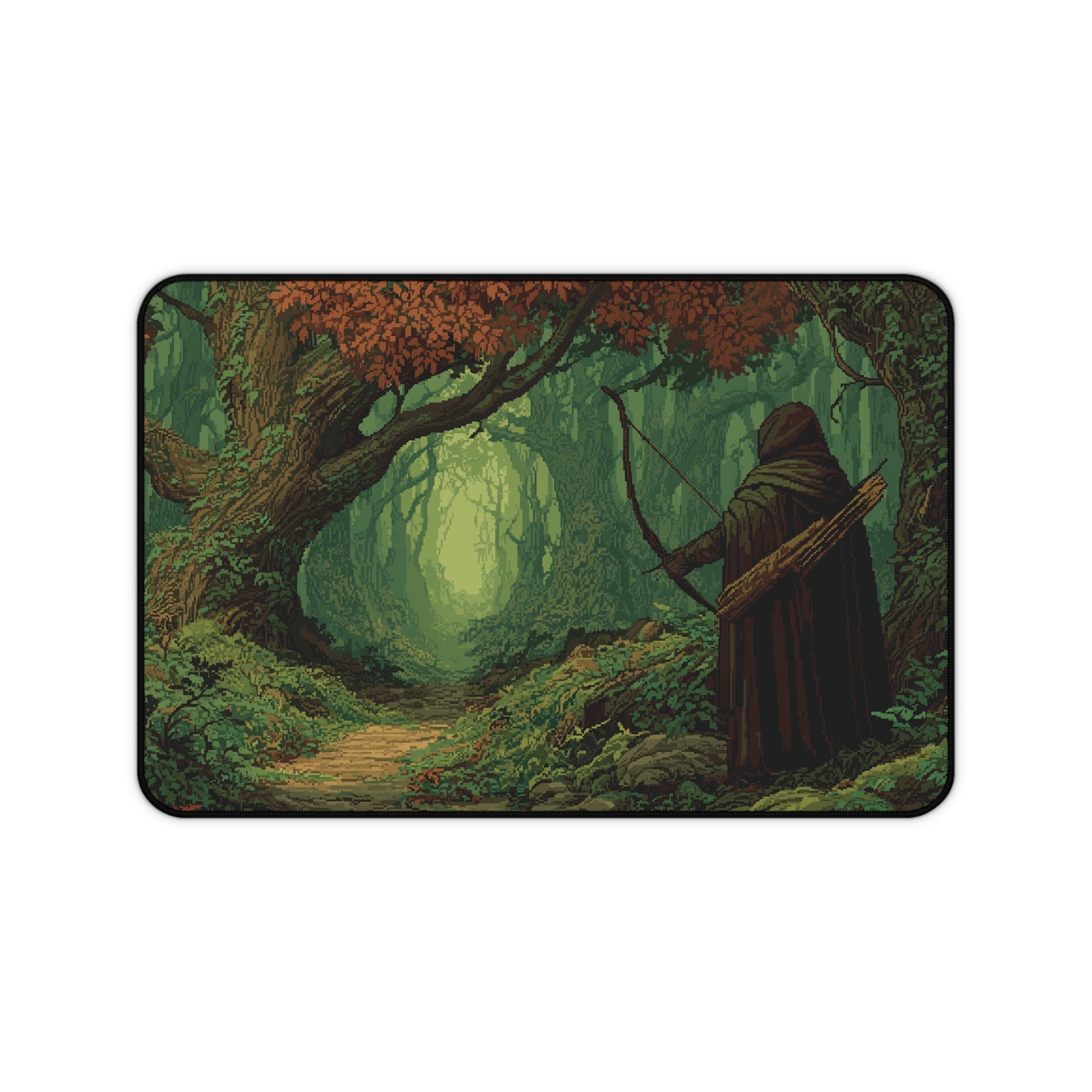 Pixel Art Desk Pad: Mystic Ranger Gaming Mat