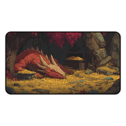 Pixel Art Fantasy Dragon Desk Pad XXL