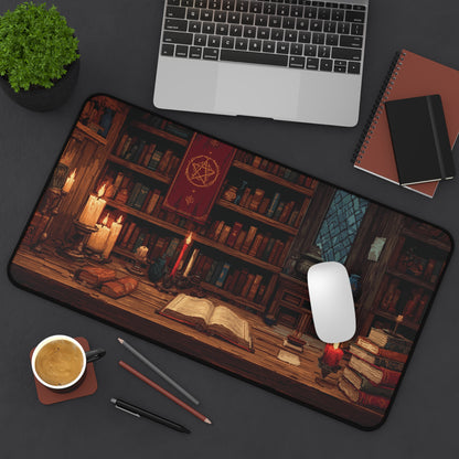 Arcane Library Pixel Art Desk Mat XXL