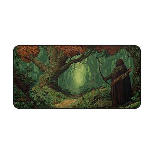 Pixel Art Desk Pad: Mystic Ranger Gaming Mat