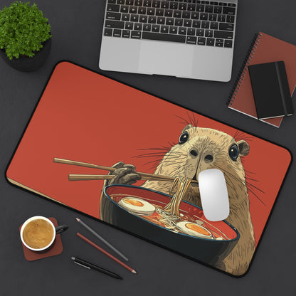 Capybara Mouse Pad XL, Funny Foodies Office Decor