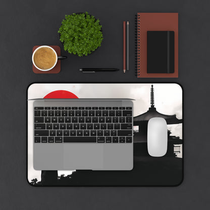 Japanese Gaming Desk Mat, Samurai Anime Large Desk Pad