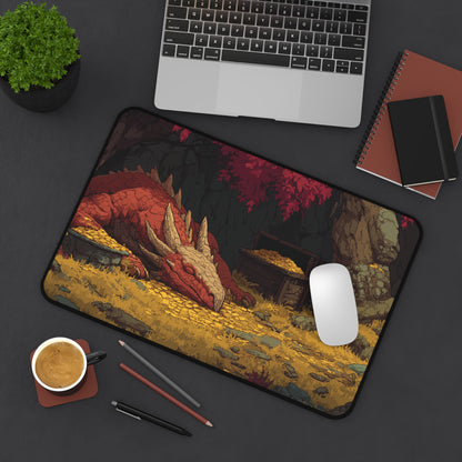Pixel Art Fantasy Dragon Desk Pad XXL